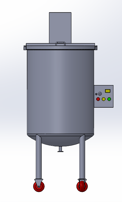 Ribbon Blender Mixer Alternate View